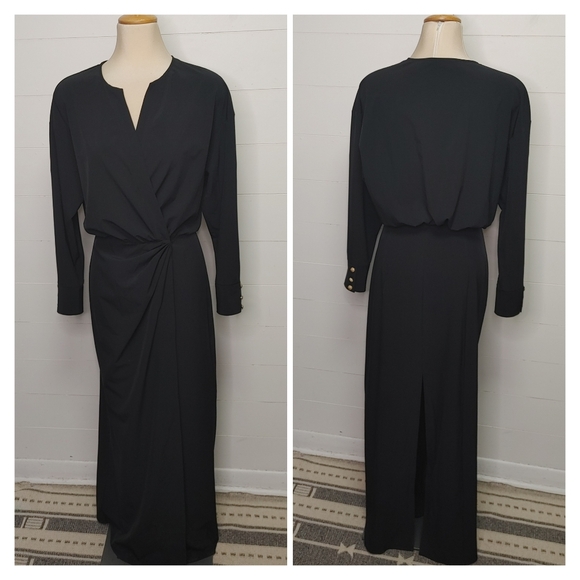 Free People Black Maxi Dress Size 4 - Picture 2 of 15